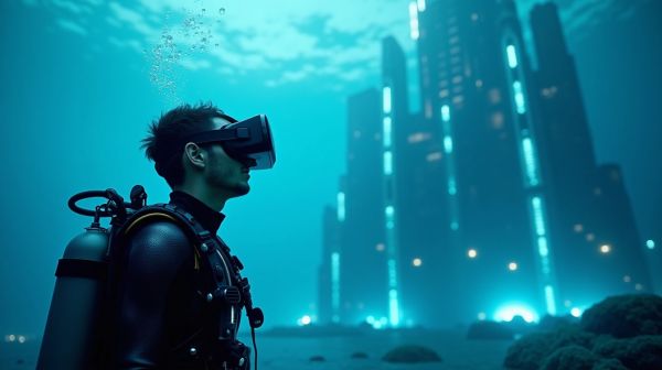 La réalité virtuelle transforme la plongée en un divertissement unique