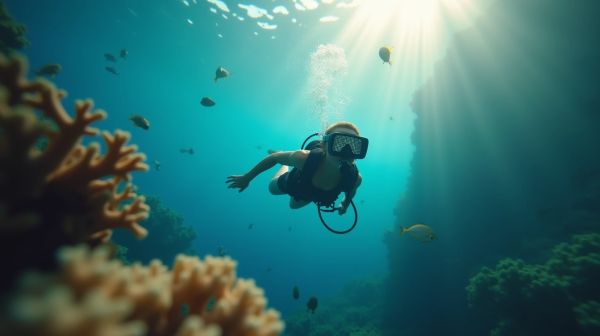La réalité virtuelle transforme la plongée en un divertissement unique